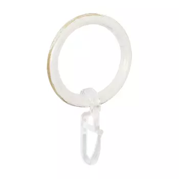 кольцо ARTTEX 20мм 10шт с пластиковой вставкой белое золото ампир, арт.20.1.1.601