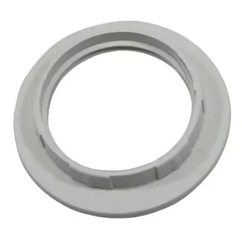 кольцо для патрона Е27 пластик белый