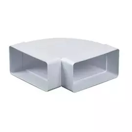 колено горизонтальное AWENTA 55х110мм пластик белый