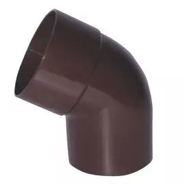 колено трубы ПВХ Profil D75мм 60 град коричневый