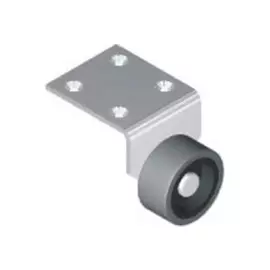 колесо неповоротное на площадке, 42 мм, пластик