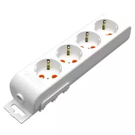 колодка 4 гнезда MUTLUSAN RI-TECH со шторками