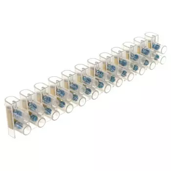 колодка клеммная винтовая NAVIGATOR 3А 12х4кв.мм 10шт прозрачный