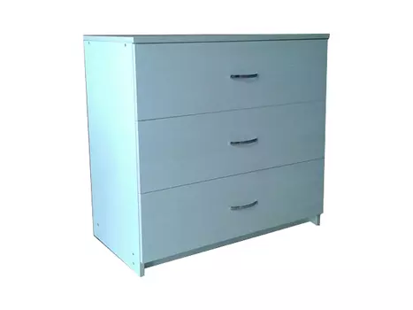 комод 3 ящика 800х420х760мм бодега светлая ЛДСП