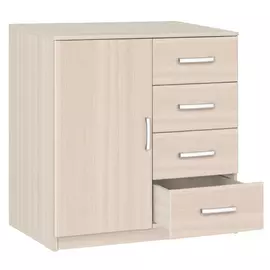 комод 4 ящика 1 дверца 2.20 806х447х860мм шимо светлый ЛДСП