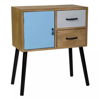 комод c двумя ящиками 700x600x300мм коричневый дерево