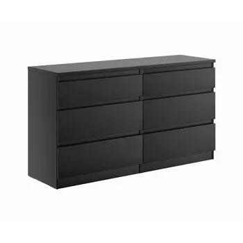 комод КАСТОР 6 ящиков 1297x716x396мм венге ЛДСП