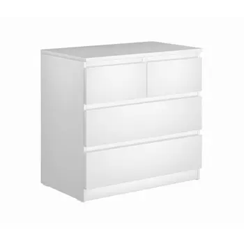 комод МАЛЬТА 4 ящика 803x764x480мм белый ЛДСП