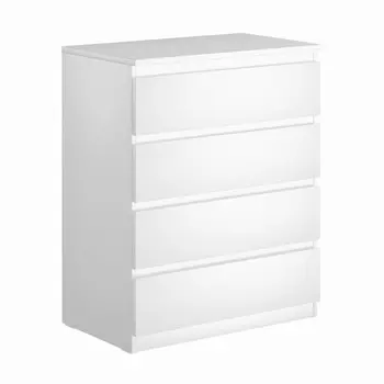 комод МАЛЬТА 4 ящика 803x988x480 белый ЛДСП