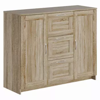 комод СИРИУС 2 двери и 3 ящика 1170х950х412мм ЛДСП сонома