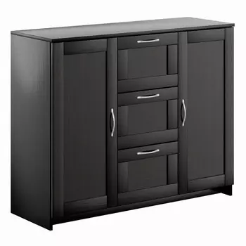 комод СИРИУС 2 двери и 3 ящика 1170х950х412мм ЛДСП венге