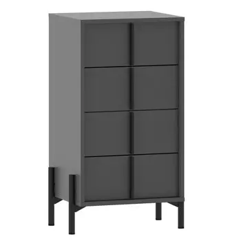 комод Тео 500х400х872мм антрацит ЛДСП