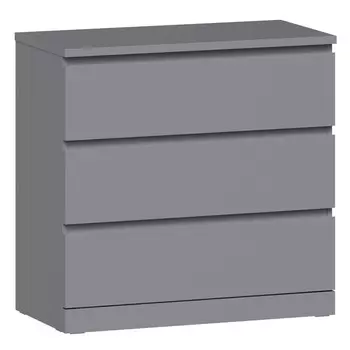 комод Варма 3 800х770х400мм серый ЛДСП