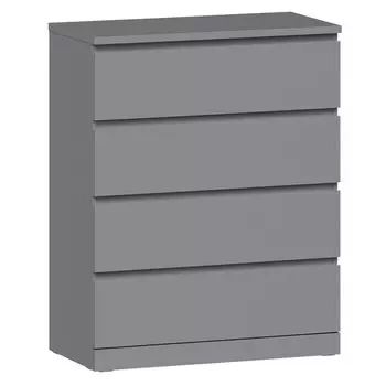 комод Варма 4 800х1000х400мм серый ЛДСП