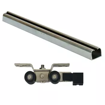 комплект для раздвижных дверей МSM профиль 2м + ролики до 140кг