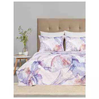 комплект для спальни CASSIA Ирисы 230х250см 2 нав.50х70см сиреневое, арт.1019.00264