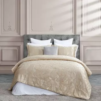 комплект для спальни ESTIA Алессия 240х260см 2нав.45х45см жаккард бежевое арт.1020.00069