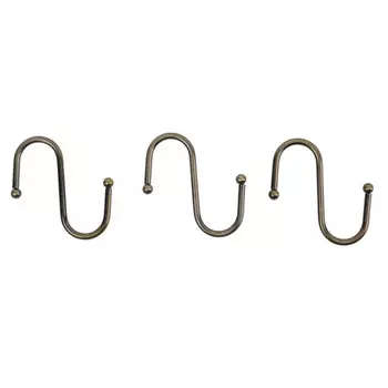 комплект крючков для рейлинга TODELIA большие 3шт 57х58мм античная бронза