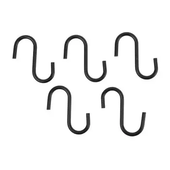 комплект крючков для рейлинга TODELIA малые 5шт 50х45мм черный матовый