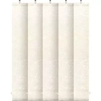 комплект ламелей УЮТ Фрост 5шт для вертикальных жалюзи 180см светло-бежевый, арт.61.61ТО.3581