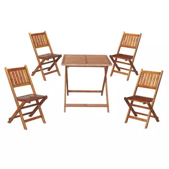 комплект мебели дерево 5 предметов