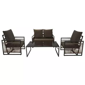 комплект мебели Копер диван 122х75х84см два кресла 75х63х83см стол 132х75х46см