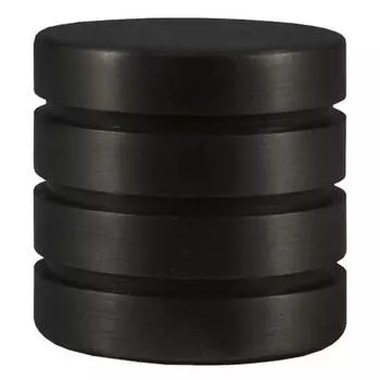 комплект наконечников УЮТ Ост 16мм Цилиндр-3 2шт черный, арт.17.21ТО.0303