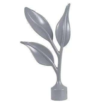 комплект наконечников УЮТ Ост 16мм Ива 2шт светло-серый, арт.17.21ТО.1548