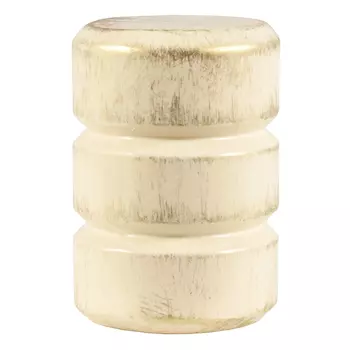 комплект наконечников УЮТ Ост 20мм Цилиндр-2 2шт ваниль/золото, арт.22.21ТО.0294