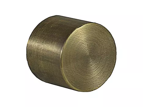 комплект наконечников УЮТ Ост 20мм цилиндр 2шт бронза, арт.22.21.2370