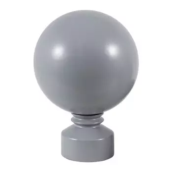 комплект наконечников УЮТ Ост 20мм Шар 2шт светло-серый, арт.22.21ТО.0748