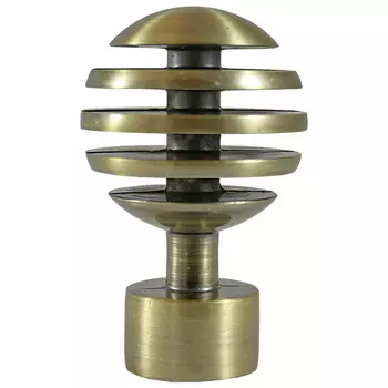 комплект наконечников УЮТ Ост 20мм Шар скан 2шт бронза, арт.22.21ТО.2970