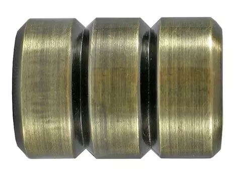 комплект наконечников УЮТ Ост 25мм цилиндр-2 2шт бронза, арт.26.21ТО.2370