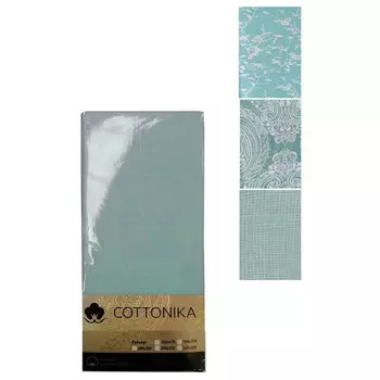 комплект наволочек COTTONIKA 70х70см 2шт бязь в ассортименте /разные рисунки/ зеленый