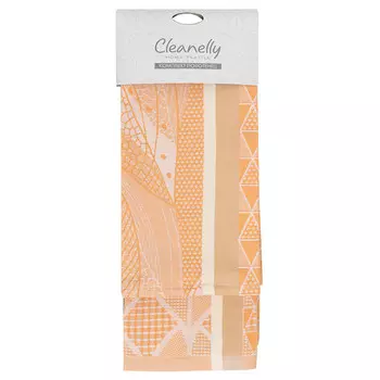 комплект полотенец кухонных CLEANELLY Джардино 50х70см 2шт пестроткань, арт. КЦ-560-556-4526