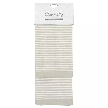 комплект полотенец кухонных CLEANELLY Синсэрити ваф. 50х70см 2шт пестроткань, арт. КНЦ-560х2-5769