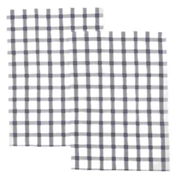 комплект полотенец кухонных TODELIA 50х70см 2шт клетка серая, арт. MT-14