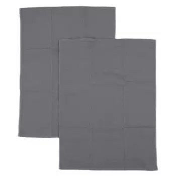 комплект полотенец кухонных ваф. TODELIA 50х70см 2шт темно-серый, арт. MT-13B