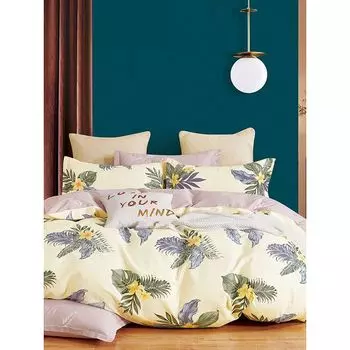 комплект постельного белья цветы bb 1486s-5, евро