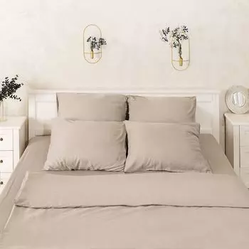 комплект постельного белья Inhouse, 1,5 сп, жемчужный