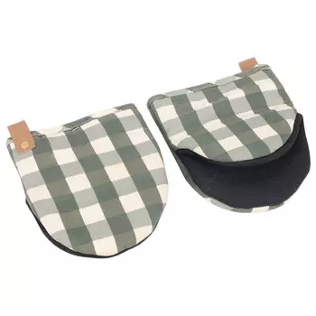 комплект прихваток кухонных TODELIA 2шт клетка зеленая, арт. MUKT23-18