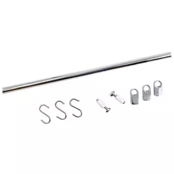 комплект рейлинг Модерн: L1000мм хром