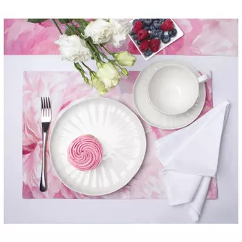 комплект салфеток под тарелку STENOVA HOME Kamilla 30х45см 4шт розовый, арт.712085