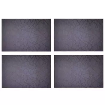 комплект салфеток сервировочных 30х45см 4шт фиолетовый