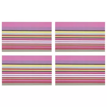 комплект салфеток сервировочных 30х45см 4шт розово-фиолетовый