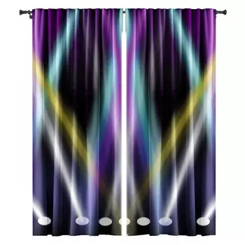 комплект штор на шт.ленте Nat Disкo габардин 145x265см 2шт синий, арт.77272