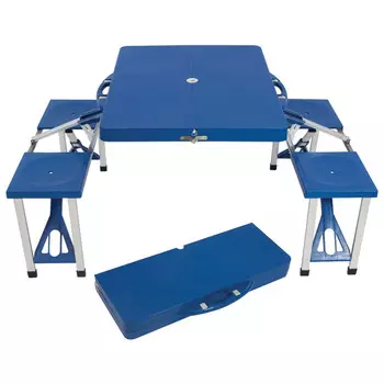 комплект туристической мебели ECOS складной стол 84х63,5х66см 4 стула 30х27х40см