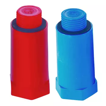 комплект заглушек монтажных 1/2" НР красная синяя