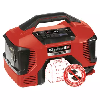 компрессор автомобильный EINHELL Pressito, 90 Вт, 21 л/мин, без аккумулятора