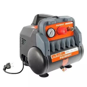 компрессор безмасляный PATRIOT WO 6-180 6л 180л/мин 1,1кВт